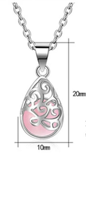 Pink Moonlight Cat's Eye Fashion Pendant
