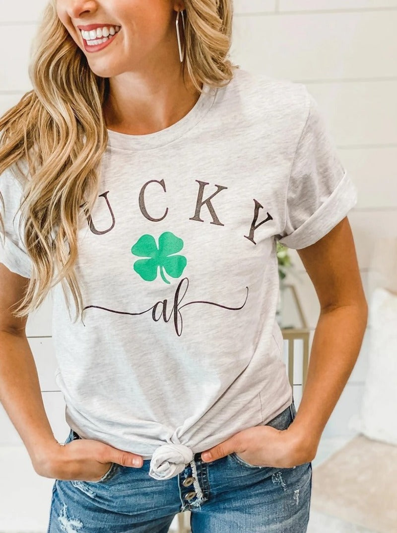 Lucky AF Graphic Tee